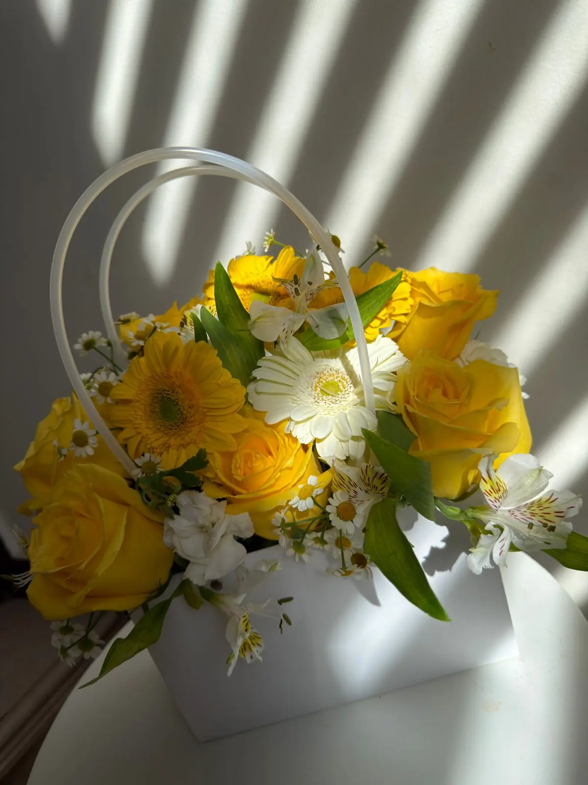 Bolsa Floral Amarilla